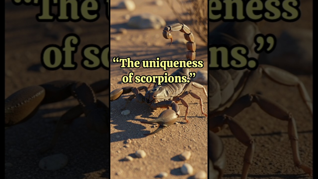 The Scorpion: Beautiful Yet Deadly 
