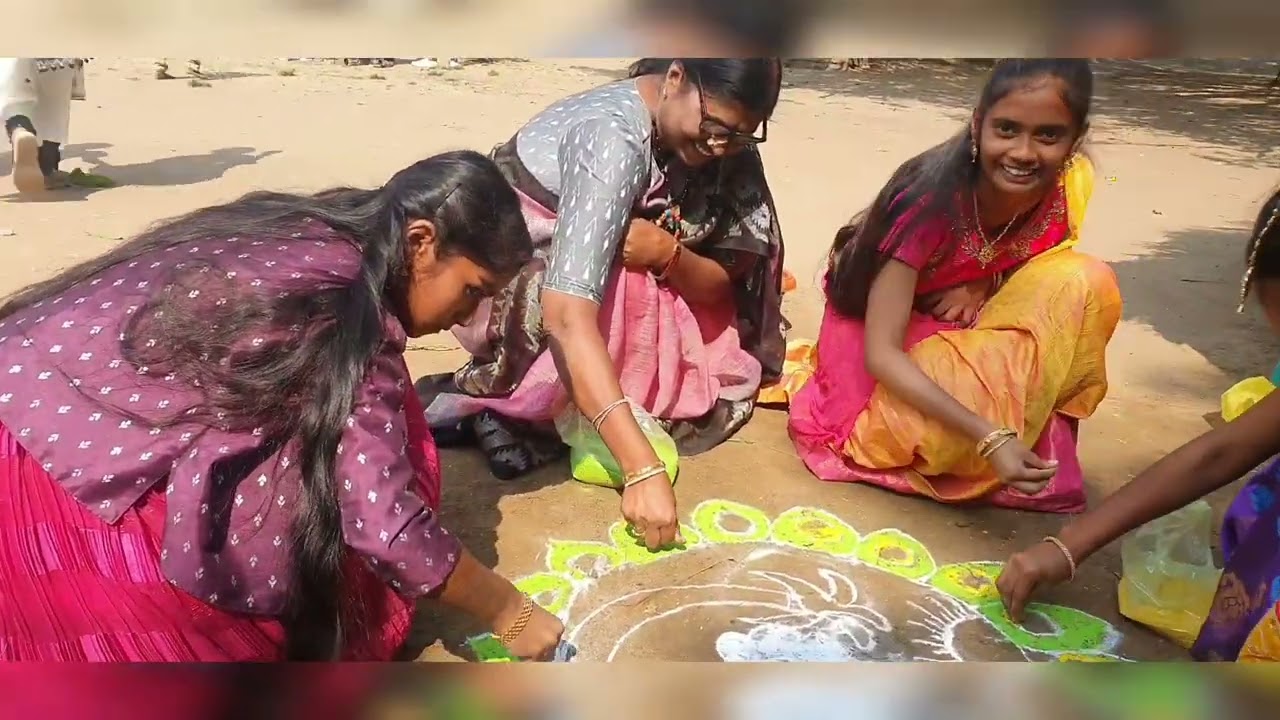 జిల్లా పరిషత్ ఉన్నత పాఠశాల లో సంక్రాంతి సంబరాలు||sankranti celebrations in Zilla parishath Nandigama