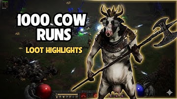 I Farmed the Cow Level 1000 Times… And This Is What Happened | D2R Loot Highlights