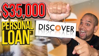 Discover $35,000 Personal Loan | pre-approval | soft pull