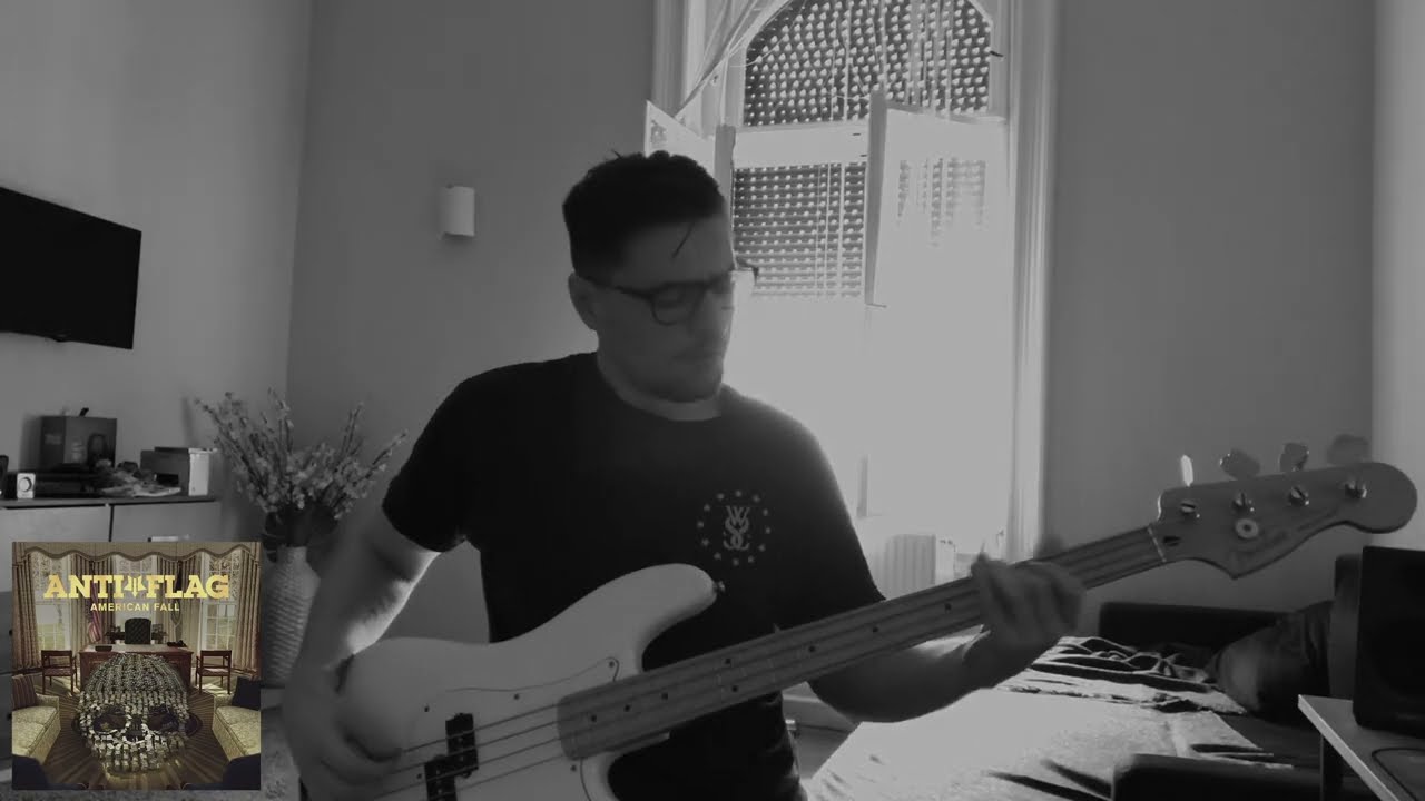 Anti-Flag: Trouble Follows Me bass cover