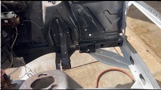 First day.  Will clean and pretreat the engine bay prior to painting.
