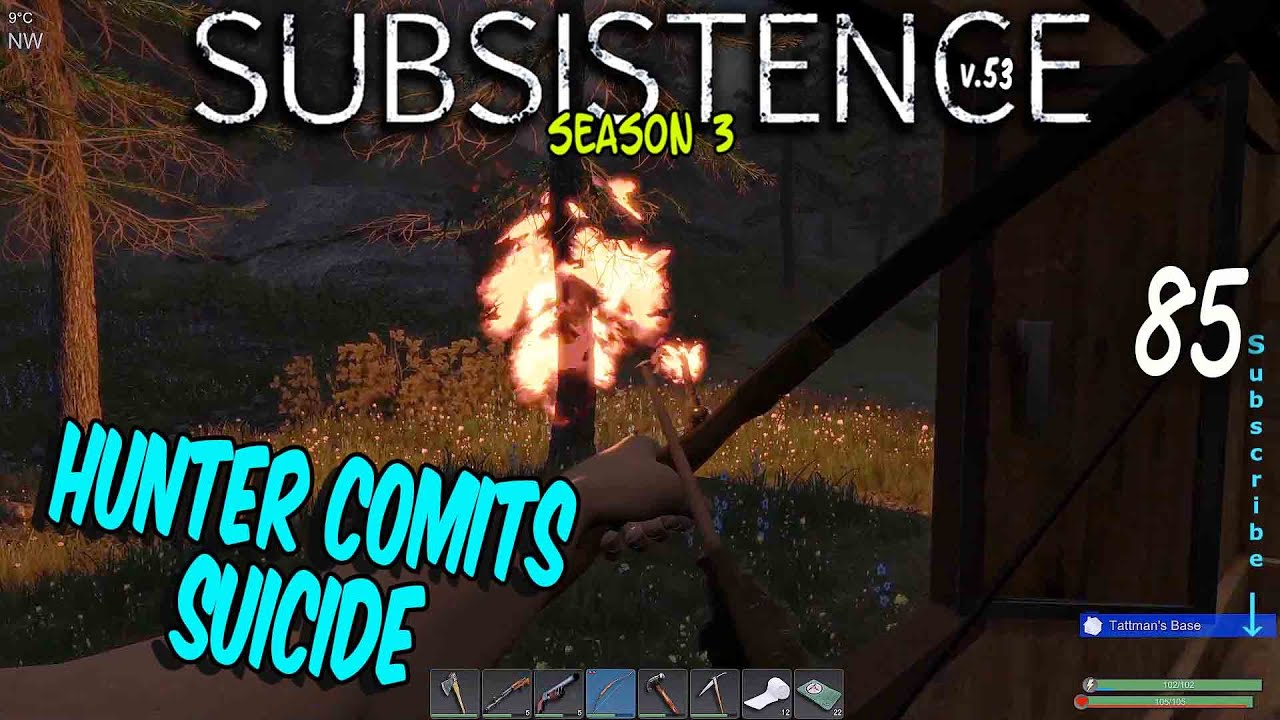 Subsistence: S2 #85  Hunter comits Suicide, it was so funny.