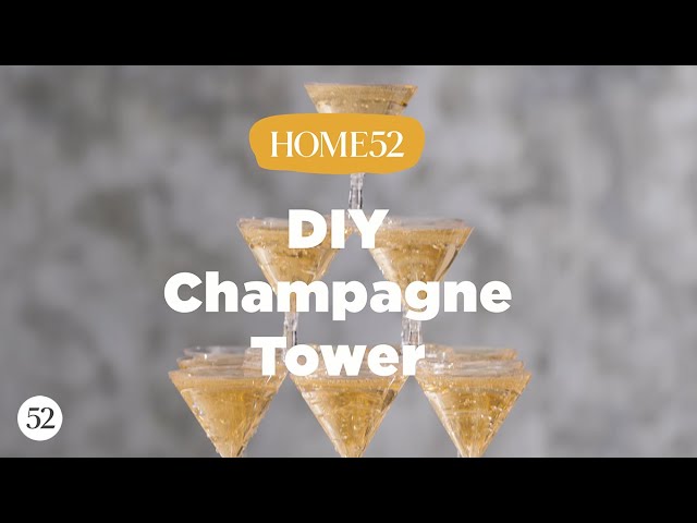 How to Make a DIY Champagne Tower | Home52 | Food52