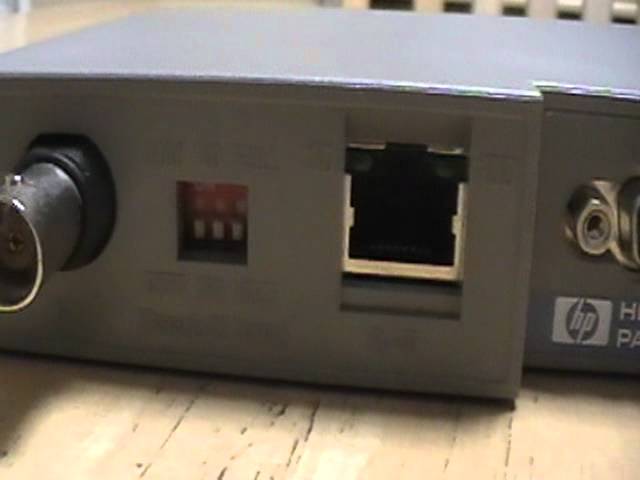 HP Jetdirect 500x - YouTube
