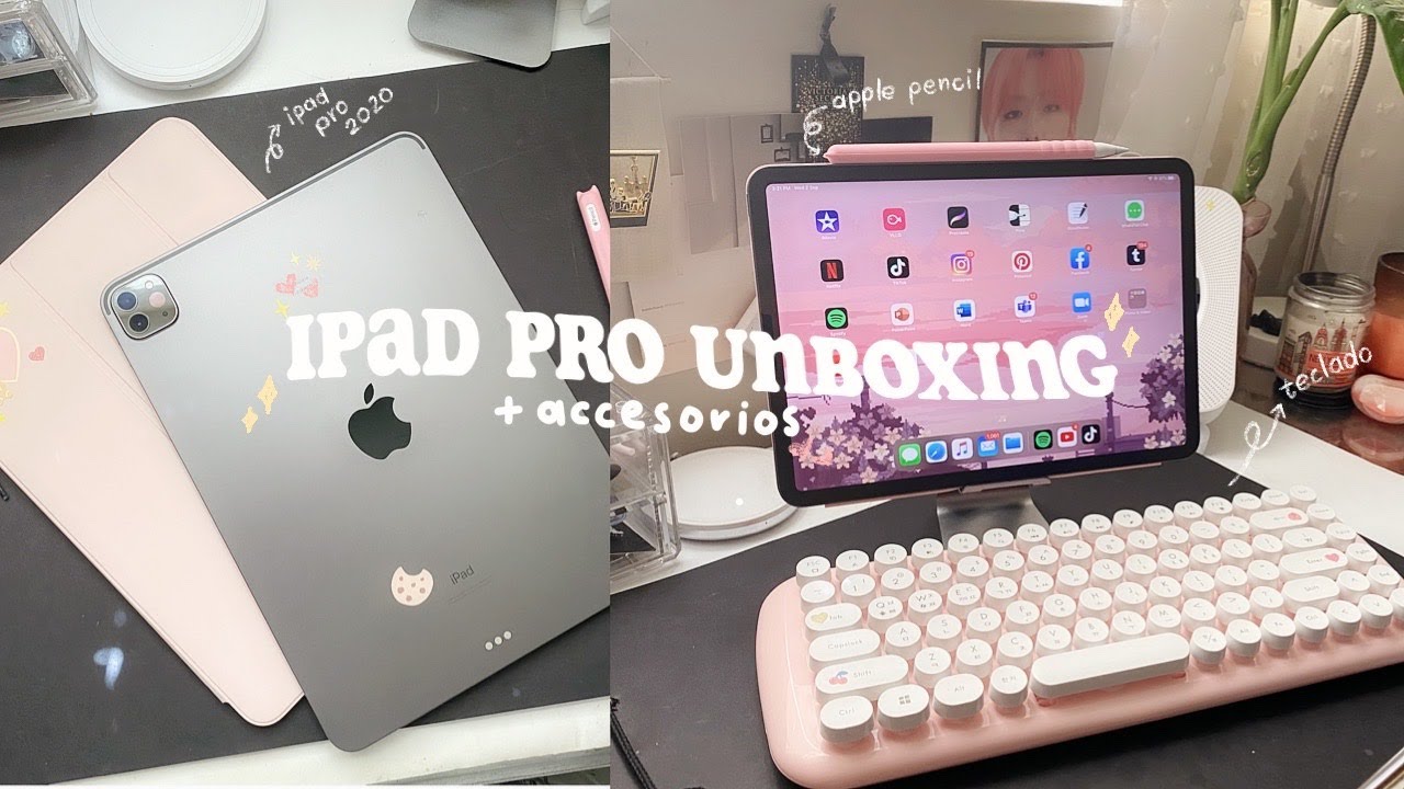 UNBOXING: iPad Pro 2020 11 // accesorios + decorando 💖 
