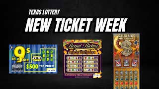 NEW TEXAS LOTTERY SCRATCH OFF TICKETS 9s In A Line Royal Riches Casino Millions