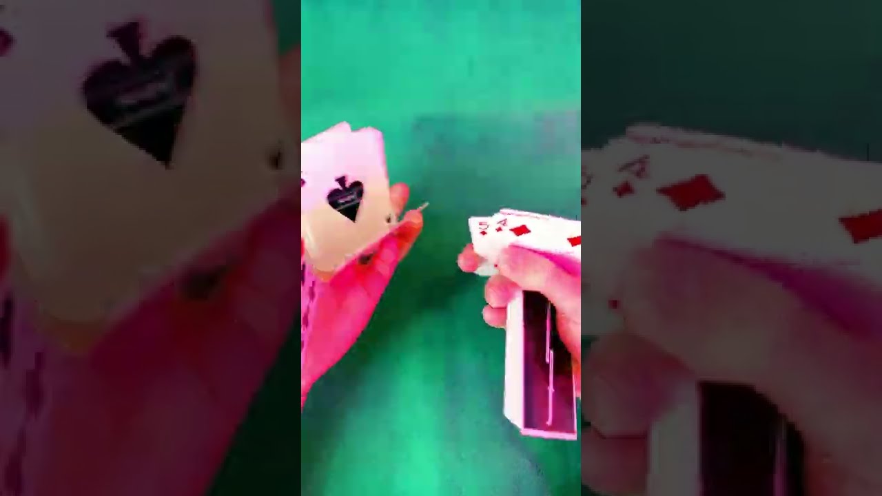 【Cardistry】カードの曲芸 Black Holographic Fontaine