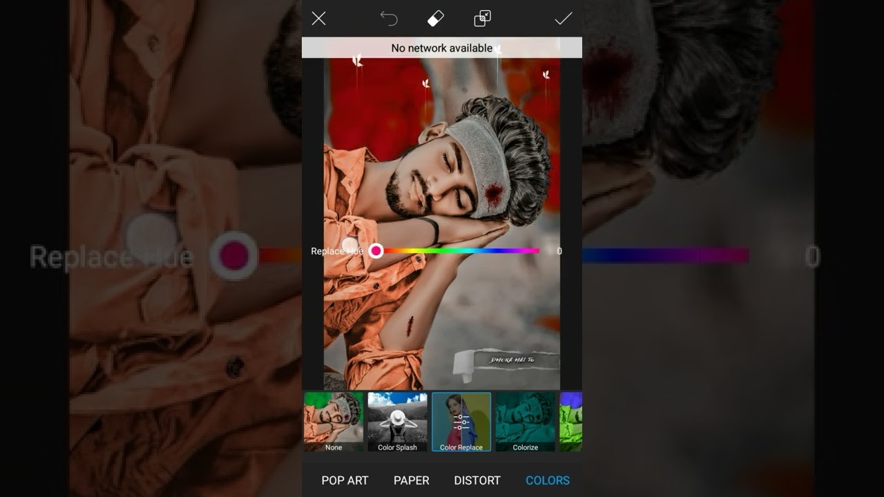 Pink Background & White Face Photo Editing in 15 second 
