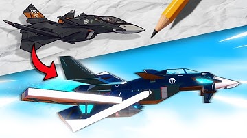 I Turned This Concept Art Into A Working Fighter Jet!