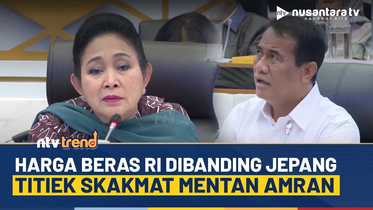 [FULL] Titiek Soeharto Skakmat Mentan Amran Usai Bandingkan Harga Beras RI Dengan Jepang: Beda, Pak!