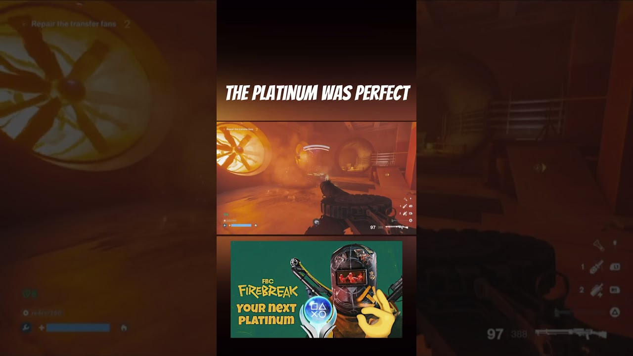 Im sad 😢 I got the platinum l FBC Firebreak was a Perfect Platinum l Trophy Guide/Review