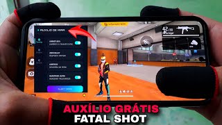 DIA 1 TESTANDO O NOVO AUXÍLIO DE MIRA FATAL SHOT🔥 (VIA SITE) - FREE FIRE 