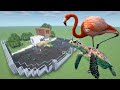 How To Make a Flamingo and Turtle Farm in Minecraft PE