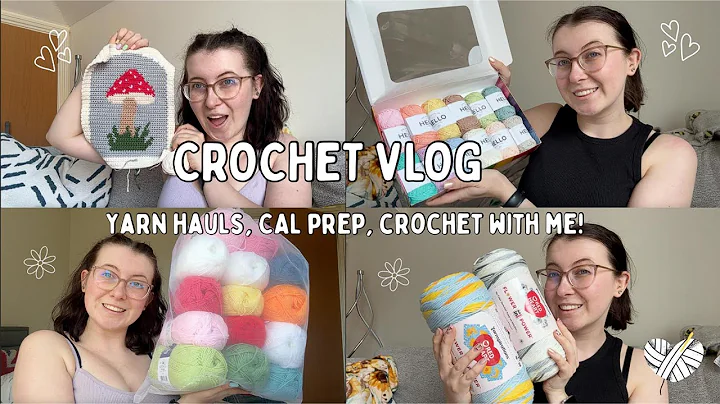 Yarn Hauls + Planning out my Yarn Stash Crochet Vlog | Bloom Stitch Studios