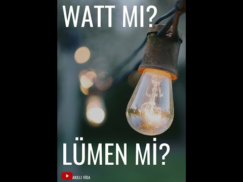 Video: Lümen və vatt nədir?