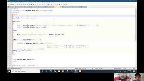 Video Presentation PROJECT DFP4063 WEB PROGRAMMING