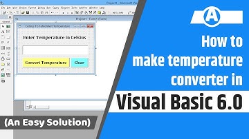 How to make temperature converter in visual basic 6.0