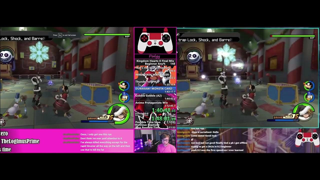 KH2.5 Speedrunning Lock Shock & Barrel is a skill check YouTube