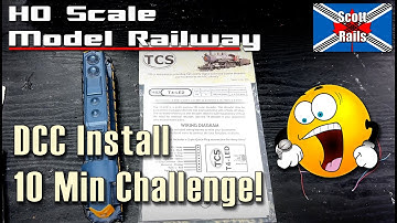 DCC Decoder Install - TEN MINUTE CHALLENGE!