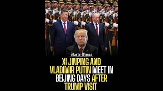 Xi Jinping and Vladimir Putin Meet in Beijing Days After Trump Visit