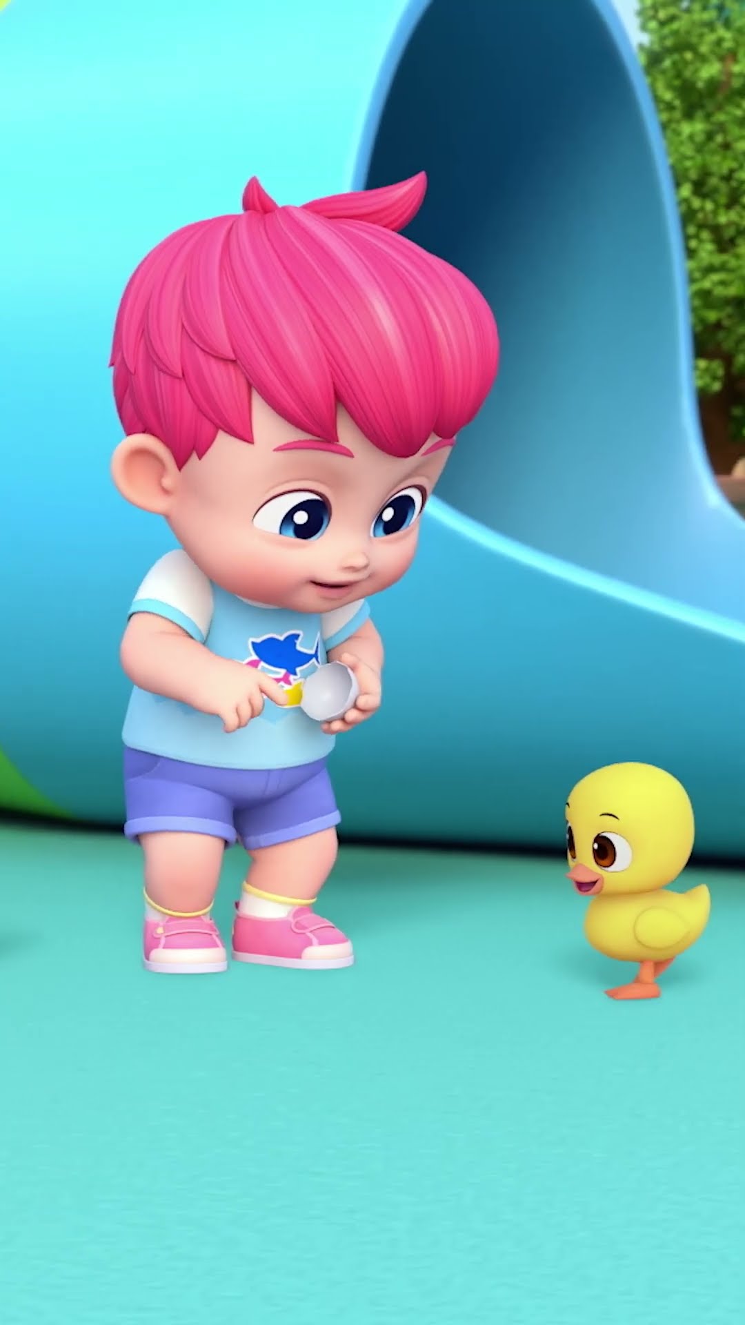 Five Little Ducks #bebefinn #shorts #kidssong