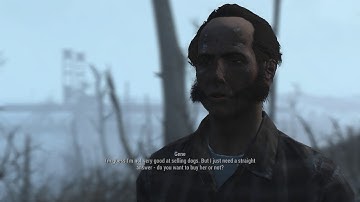 Gene and his junkyard dog - Random Encounter (Fallout 4)