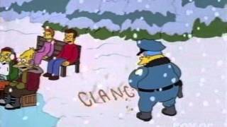 Simpsons snow day