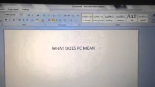 What does PC mean