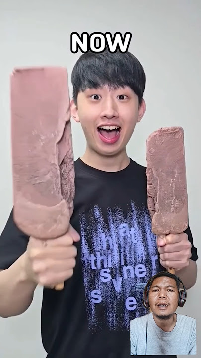 Makan Ice Cream Cokelat Raksasa #chocolate #icecream #asmr #short #funny #eskrim