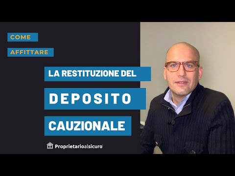 Video: Come Restituire Un Deposito