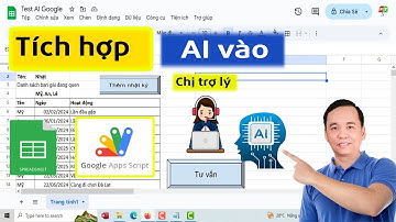 Tạo ứng dụng AI với Google Sheet và Apps Script | Trại Huấn Luyện Coder iif