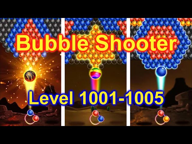 Bubble Shooter Level 1001-1005 Fun Game On Cell Phone