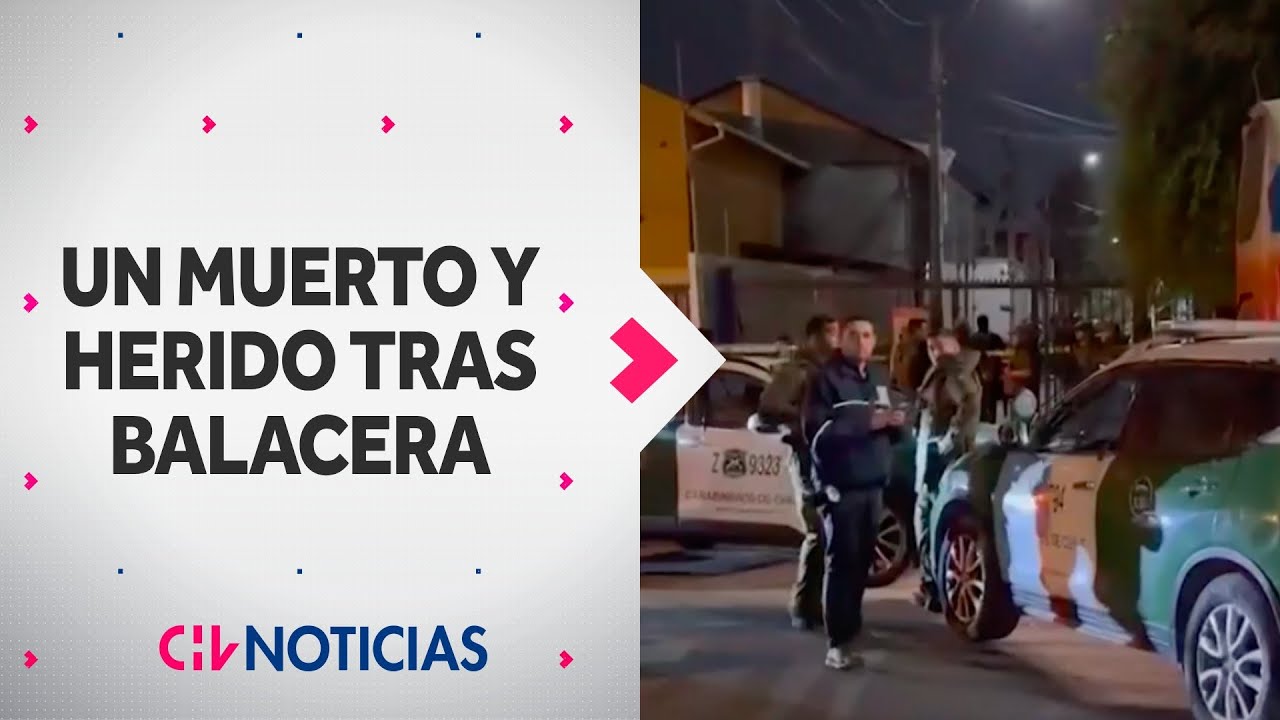 Un muerto y dos heridos deja balacera en La Pintana: Recibieron ...