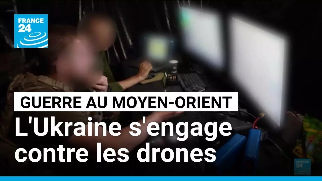 Guerre au Moyen-Orient : Kiev va aider onze pays à lutter contre les drones iraniens • FRANCE 24