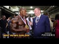 The NEW 2018 Olympia Champion Shawn Rhoden FULL After Show Interview