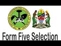 UCHAGUZI WA WANAFUNZI WA KIDATO CHA TANO NA VYUO VYA KATI 2026 FORM FIVE SELECTIONS 2026 
