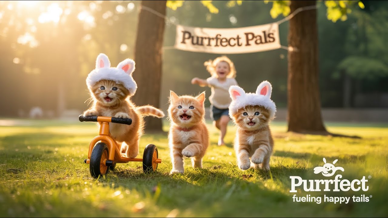 Mama Cat Goes Fishing 🎣🐱 and Brings Home a Panda Friend 🐼❤️