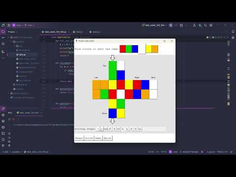 2x2 rubik's cube solver in Python (MIT 6006)