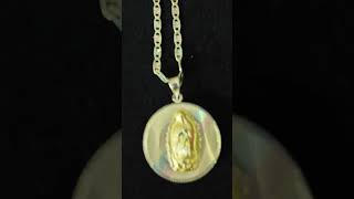 🙏 Medalla Oro 14K Collar Valentino ✨️🟡