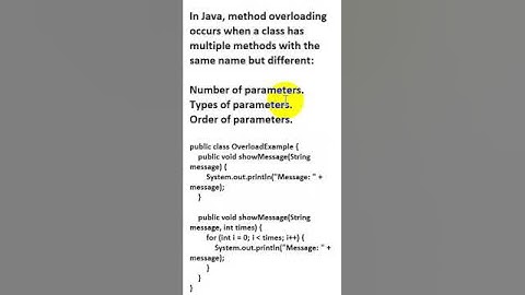 method overloading in java