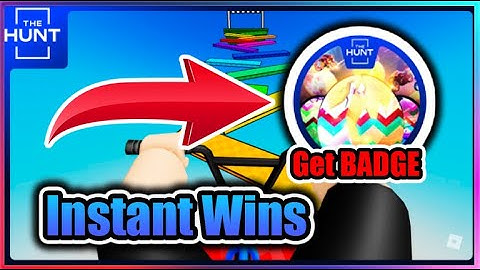 [EVENT] THE HUNT: FIRST EDITION BADGE in Obby But You’re On a Bike Script - Instant Wins