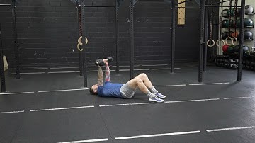 Alternating Dumbbell Floor Press