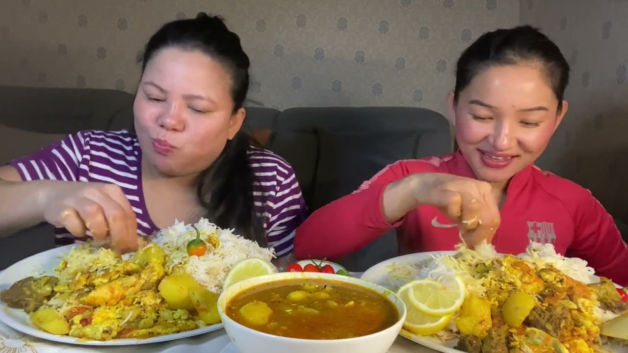 Buff meat सॅंग Eggs pouch soup mukbang 