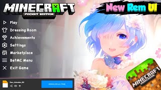 Rem (Re:Zero) UI For Minecraft Pocket Edition 🔥 | Anime Girl UI For MCPE 1.21+ 🌸 screenshot 5