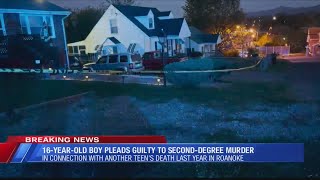 Roanoke teen pleads guilty to 2nd-degree murder in connection to April 2021 deadly shooting
