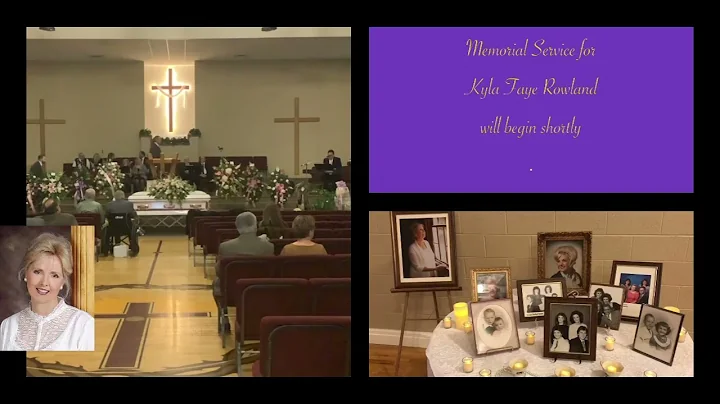 Memorial Service for Singer, Songwriter, Kyla Faye...