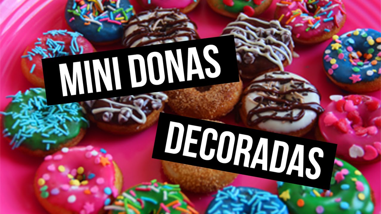 COMO HACER DONAS DECORADAS// SÚPER FÁCIL
