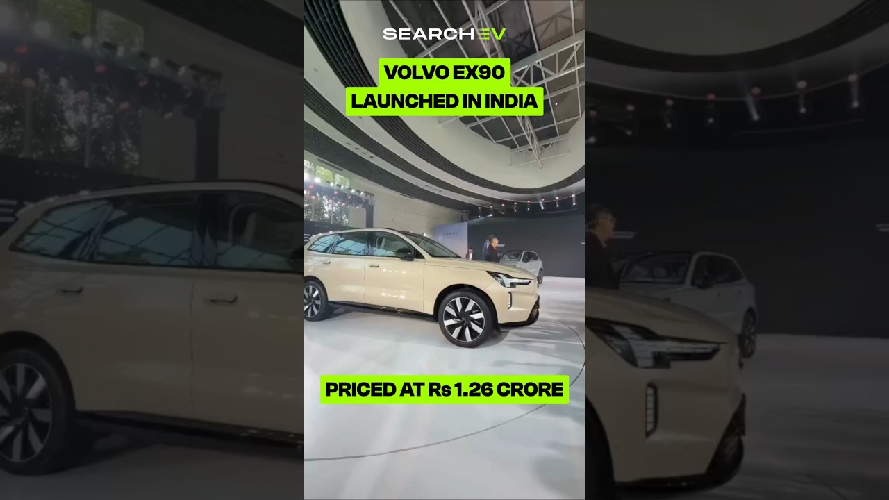 Volvo EX90 Launched in India at ₹1.26 Crore! ⚡ 625km Range & Luxury Features
