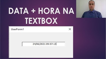 Data e Hora Automático na Mesma Textbox Excel VBA via Códigos
